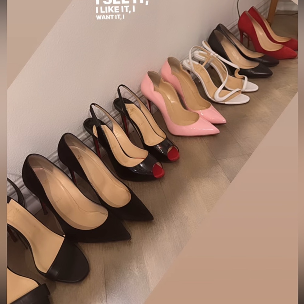 Various louboutin shoes